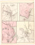 Camden; Wiscasset; Thomaston Village; Newcastle Village; Damariscotta Village from Colby&