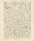 Massachusetts - Connecticut, Brookfield Sheet from Atlas of Massachusetts, 1884-1890 1890 by Relic Map Company