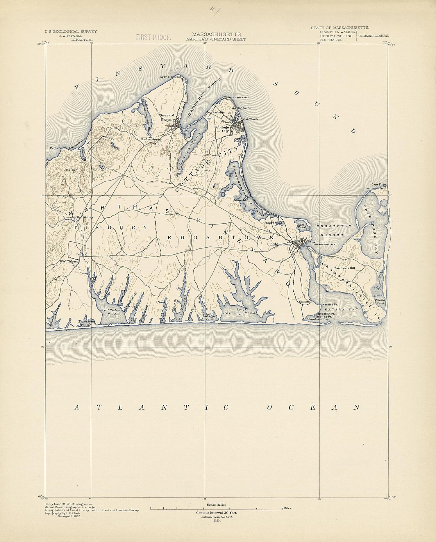 This old map of Massachusetts - Martha&