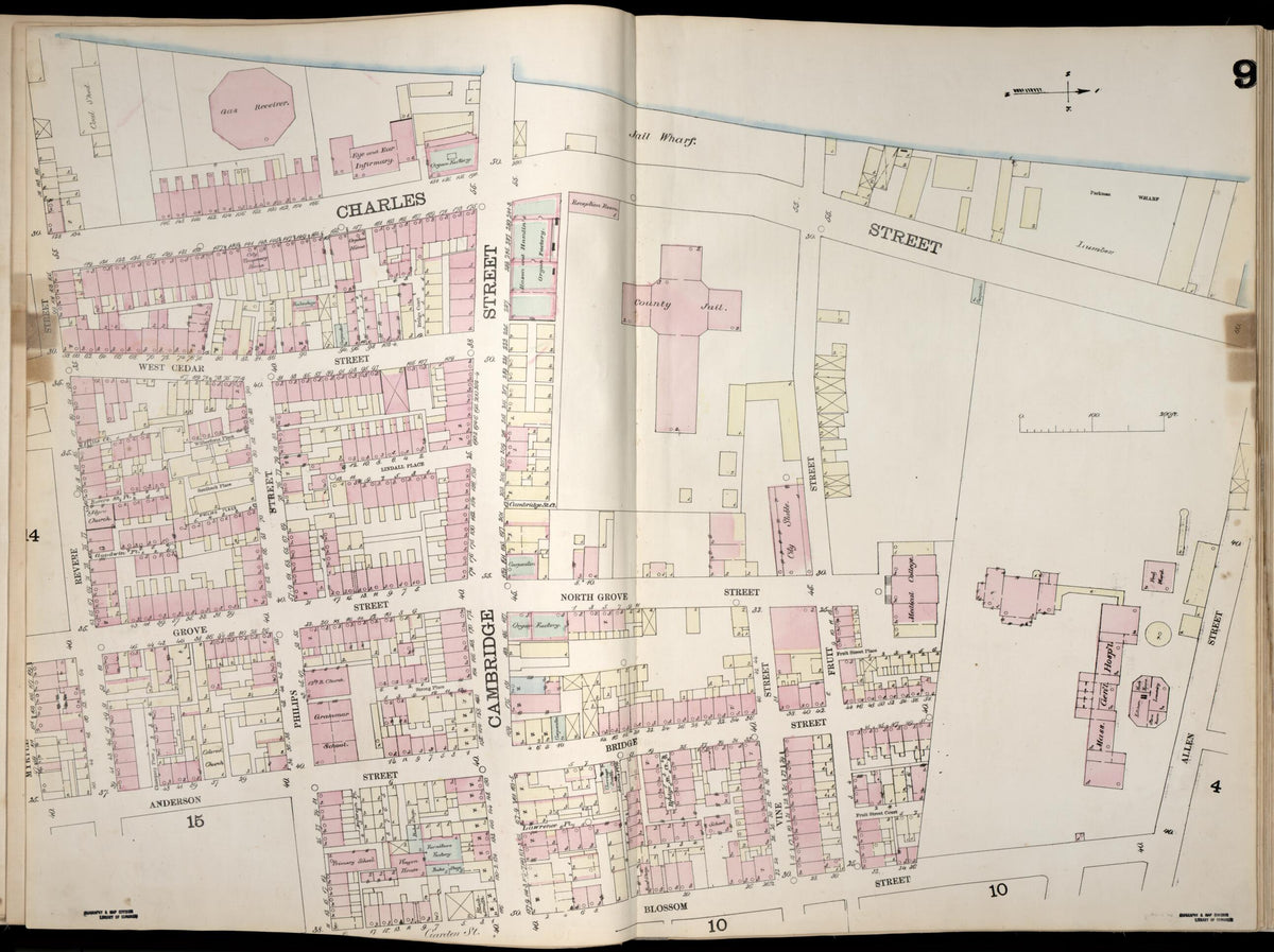 Image 10 of Boston from Insurance Map of Boston. Volume 1 1867 by Relic Map Company