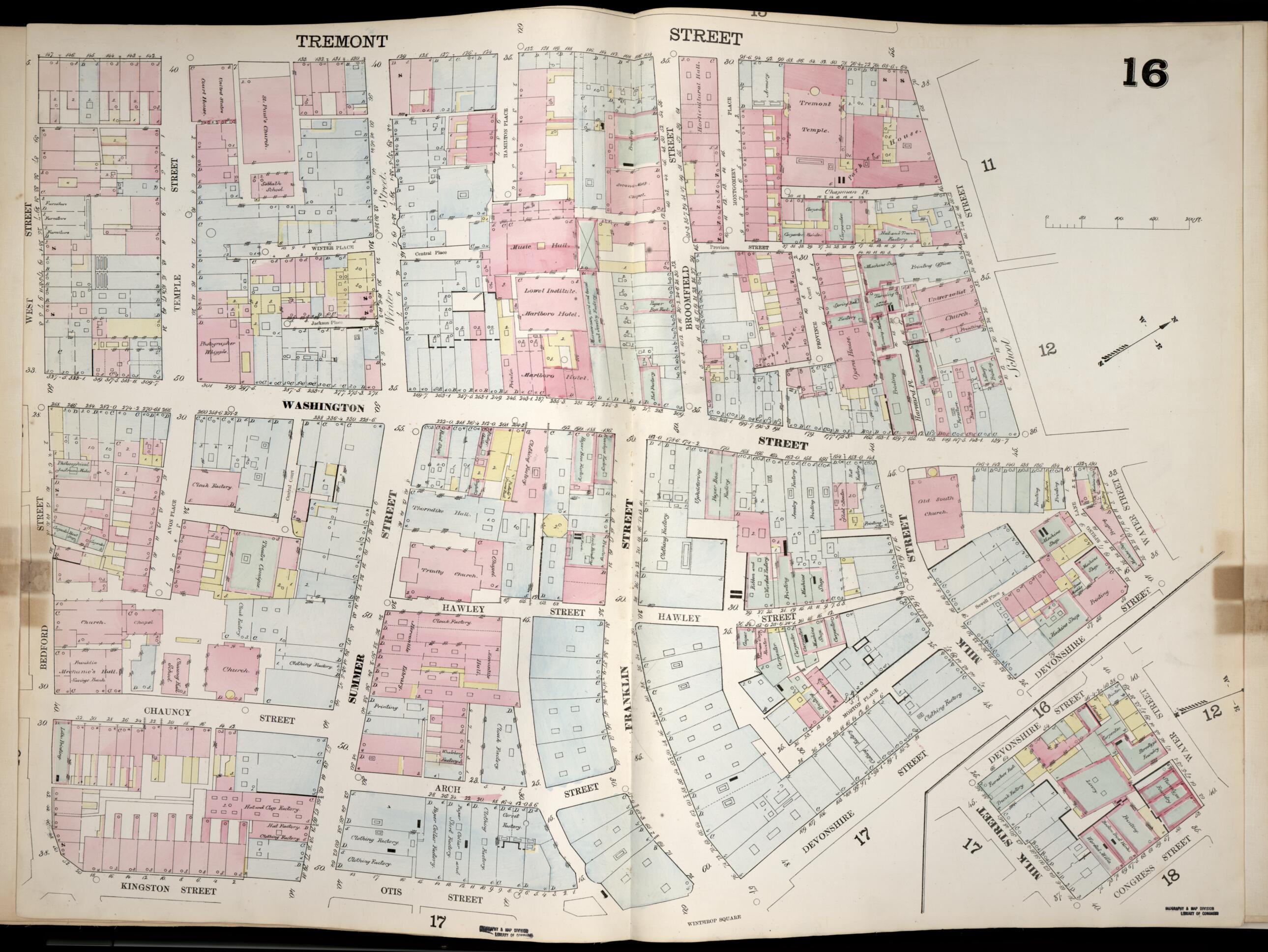 This old map of Image 17 of Boston from Insurance Map of Boston. Volume 1 from 1867 was created by D. A. (Daniel Alfred) Sanborn in 1867