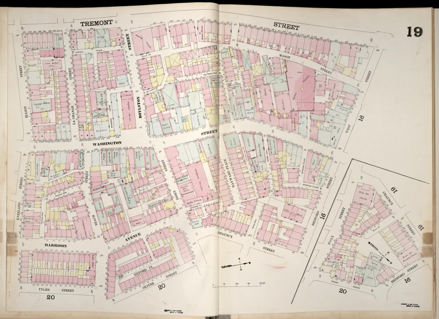 This old map of Image 20 of Boston from Insurance Map of Boston. Volume 1 from 1867 was created by D. A. (Daniel Alfred) Sanborn in 1867