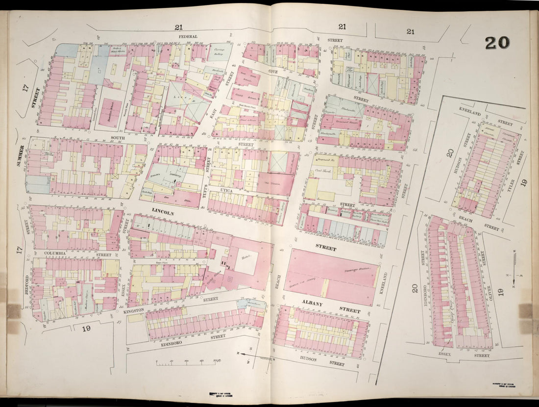 This old map of Image 21 of Boston from Insurance Map of Boston. Volume 1 from 1867 was created by D. A. (Daniel Alfred) Sanborn in 1867