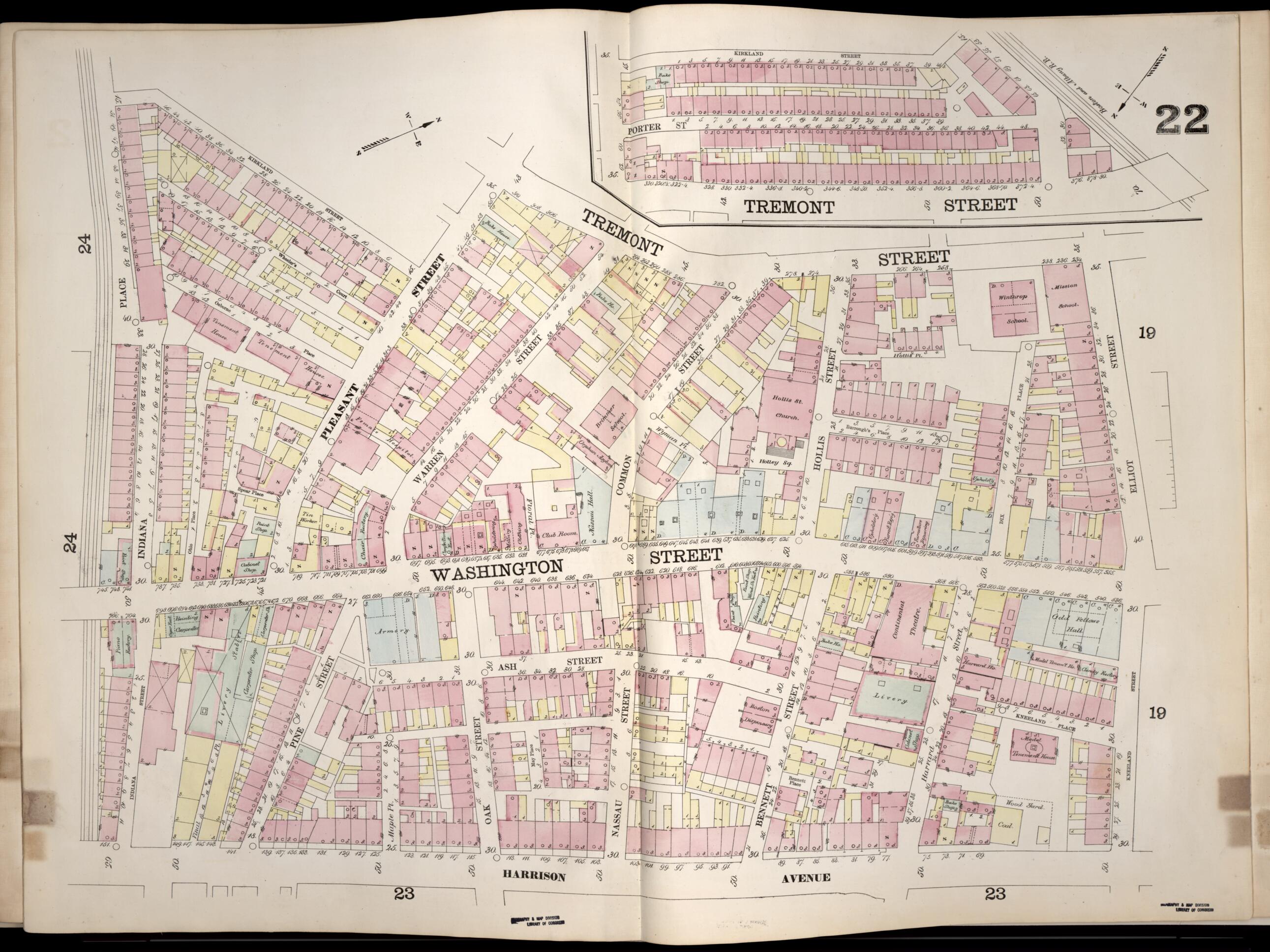 This old map of Image 23 of Boston from Insurance Map of Boston. Volume 1 from 1867 was created by D. A. (Daniel Alfred) Sanborn in 1867