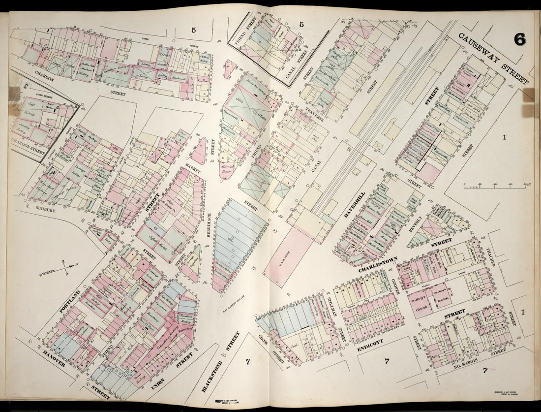 This old map of Image 7 of Boston from Insurance Map of Boston. Volume 1 from 1867 was created by D. A. (Daniel Alfred) Sanborn in 1867