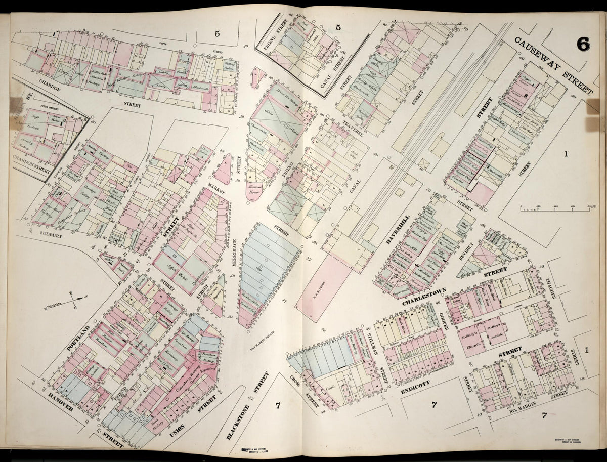 Image 7 of Boston from Insurance Map of Boston. Volume 1 1867 by Relic Map Company