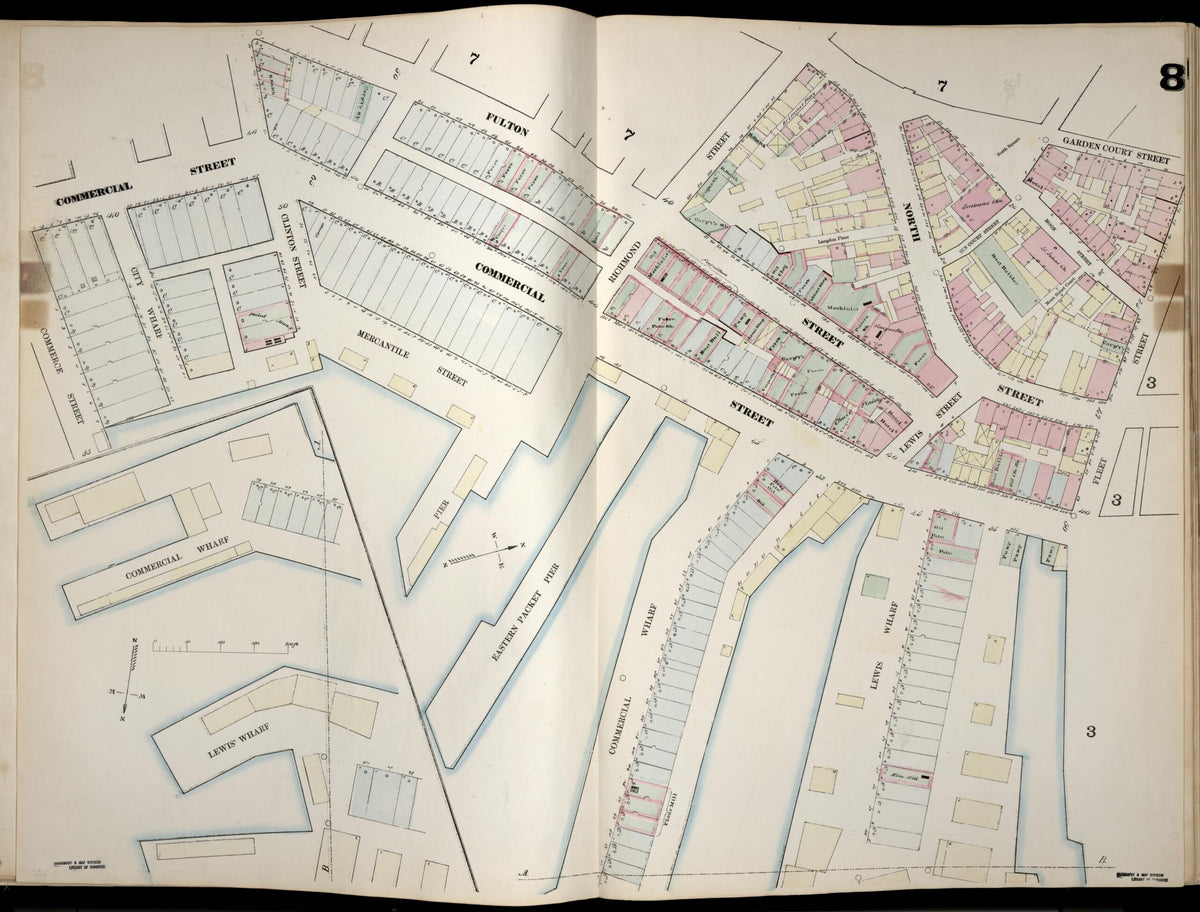 Image 9 of Boston from Insurance Map of Boston. Volume 1 1867 by Relic Map Company
