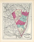 County of Ocean from Atlas of the Late Township of Greenville, and the State of New Jersey 1873 by Relic Map Company