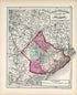 County of Atlantic from Atlas of the Late Township of Greenville, and the State of New Jersey 1873 by Relic Map Company