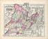 Counties Od Essex, Union and Hudson from Atlas of the Late Township of Greenville, and the State of New Jersey 1873 by Relic Map Company