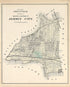 Jersey City from Atlas of the Late Township of Greenville, and the State of New Jersey 1873 by Relic Map Company