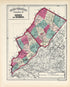 Counties of Sussex and Warren from Atlas of the Late Township of Greenville, and the State of New Jersey 1873 by Relic Map Company