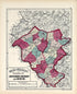 Counties of Hunterdon, Somerset and Mercer from Atlas of the Late Township of Greenville, and the State of New Jersey 1873 by Relic Map Company