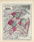 Counties of Middlesex and Monmouth from Atlas of the Late Township of Greenville, and the State of New Jersey 1873 by Relic Map Company