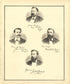 Portraits of Mercer County Freeholders With Signatures from New Historical Atlas of Mercer County, New Jersey : 1875 by Relic Map Company