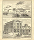 The Mercer Zinc Works and Wholesale Grocery Store & City Market Building from New Historical Atlas of Mercer County, New Jersey : 1875 by Relic Map Company