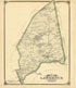 Map of Lawrence Township from New Historical Atlas of Mercer County, New Jersey : 1875 by Relic Map Company