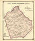 Map of West Windsor Township from New Historical Atlas of Mercer County, New Jersey : 1875 by Relic Map Company