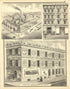 City Pottery, Clothing House, Printing House - Trenton, N.J. from New Historical Atlas of Mercer County, New Jersey : 1875 by Relic Map Company