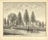 Residence of John F. Phillips, ESQ from New Historical Atlas of Mercer County, New Jersey : 1875 by Relic Map Company