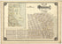 City of Paterson Part of the 1st and 2nd Wards from Atlas of Passaic County, New Jersey 1877 by Relic Map Company