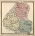 Exeter and Oley Townships from Berks County 1862 by Relic Map Company