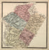 Pike and Washington Townships from Berks County 1862 by Relic Map Company