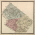 District, Hereford, and Long Swamp Townships from Berks County 1862 by Relic Map Company