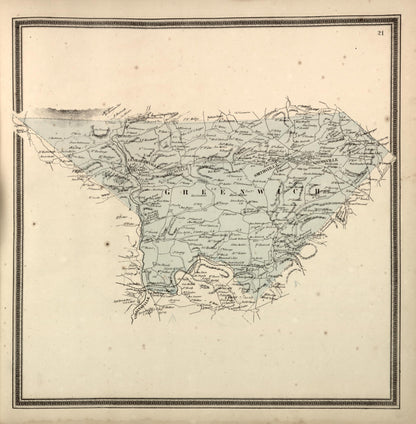 Greenwich Township from Berks County 1862 by Relic Map Company