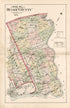 Map of Bucks County Penna. 1891. from Atlas of Bucks County, Pennsylvania 1891 by Relic Map Company