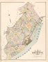 Bristol from Atlas of Bucks County, Pennsylvania 1891 by Relic Map Company