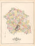 Newtown from Atlas of Bucks County, Pennsylvania 1891 by Relic Map Company