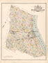 Lower Makefield from Atlas of Bucks County, Pennsylvania 1891 by Relic Map Company