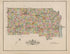 Plumstead from Atlas of Bucks County, Pennsylvania 1891 by Relic Map Company
