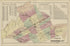 Outline Map of Centre County, Pennsylvania from Atlas of Centre County, Pennsylvania 1874 by Relic Map Company