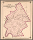 Map of Birmingham Township from New Historical Atlas of Delaware Co., Pennsylvania : 1875 by Relic Map Company