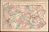 Map of Pennsylvania from New Historical Atlas of Delaware Co., Pennsylvania : 1875 by Relic Map Company