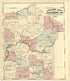 Outline Map of Jefferson Co. Pennsylvania 1878 from Caldwell&