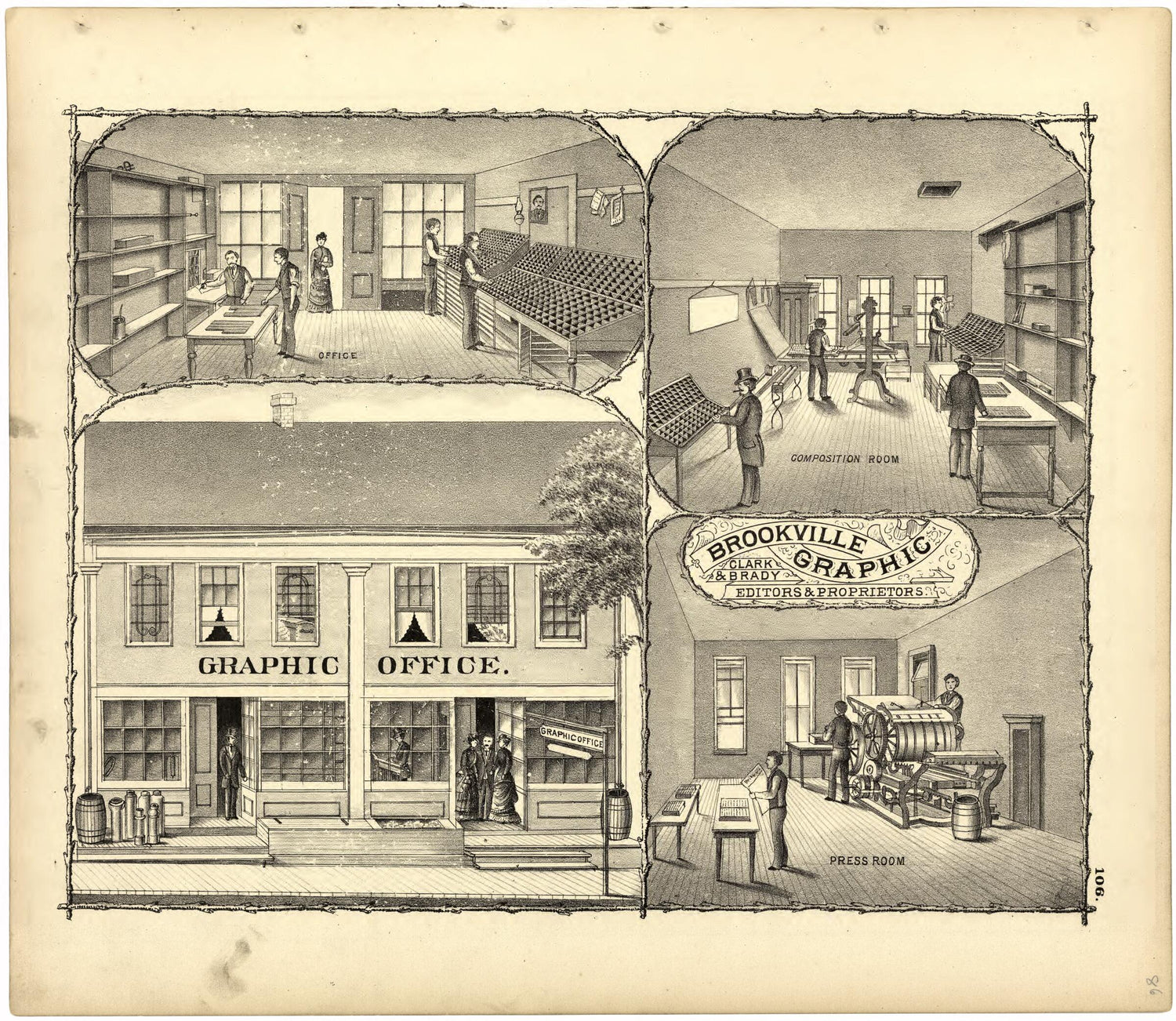 This old map of Brookville Graphic from Caldwell&