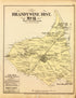 Brandywine Dist. No. 11 from Atlas of Fifteen Miles Around Washington, Including the County of Montgomery, Maryland 1879 by Relic Map Company