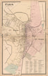 Paris from Atlas of Bourbon, Clark, Fayette, Jessamine and Woodford Counties, Kentucky 1877 by Relic Map Company