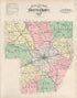 Outline Map of Fayette County, Ohio; 1913 from Plat Book of Fayette County, Ohio 1913 by Relic Map Company