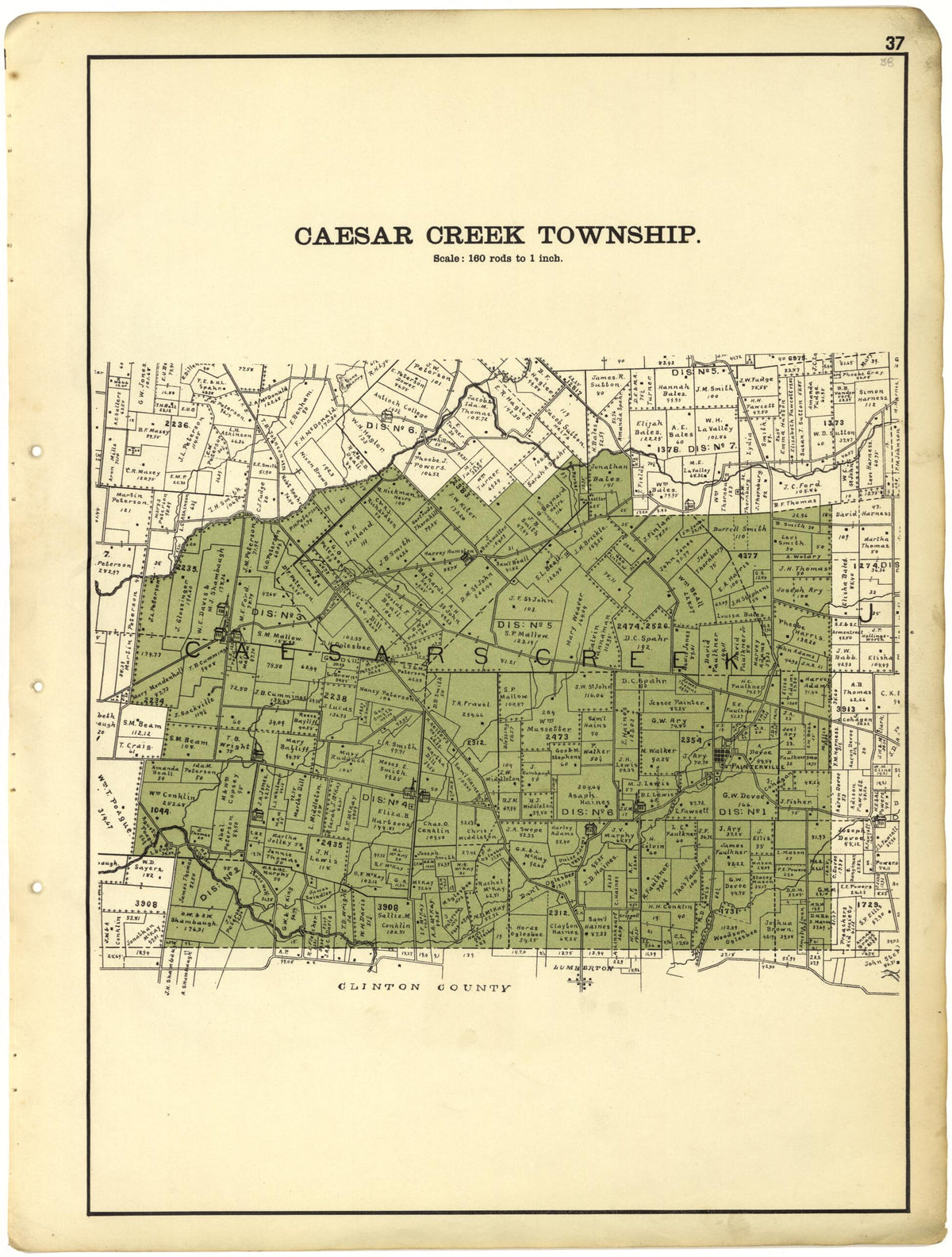 Caeser Creek Township from Riddell&