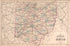 Railroad Map of Ohio from Centennial Atlas of Noble County, Ohio 1876 by Relic Map Company