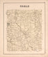 Hiramsburg, Rochester, Hoskinsville from Centennial Atlas of Noble County, Ohio 1876 by Relic Map Company