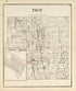 Troy; Stony Ridge from an Atlas of Wood County, Ohio 1912 by Relic Map Company