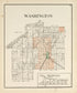 Washington; Miltonville from an Atlas of Wood County, Ohio 1912 by Relic Map Company