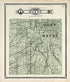 Map of Wayne Township from Plat Book of Allen County, Indiana. 1907 by Relic Map Company