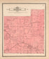 Map of Kirklin Twp. from Twentieth Century Atlas of Clinton County, Indiana 1903 by Relic Map Company