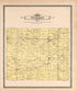 Map of Warren Twp. from Twentieth Century Atlas of Clinton County, Indiana 1903 by Relic Map Company